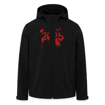 bad 2025 - Recycelte Männer Softshell-Jacke von Stanley/Stella - Schwarz - Vorne - AI Model Male 185 light (185cm)