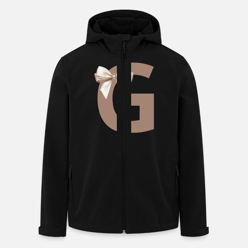 Letter G Knot - Men’s Recycled Softshell Jacket by Stanley/Stella - black