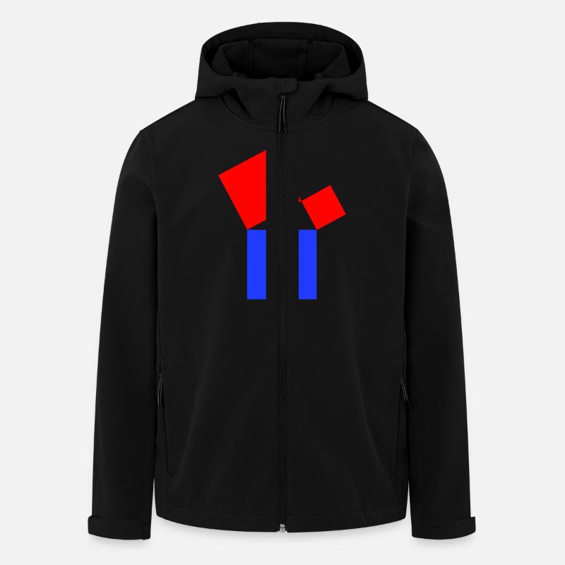 mathe - Recycelte Männer Softshell-Jacke von Stanley/Stella - Schwarz