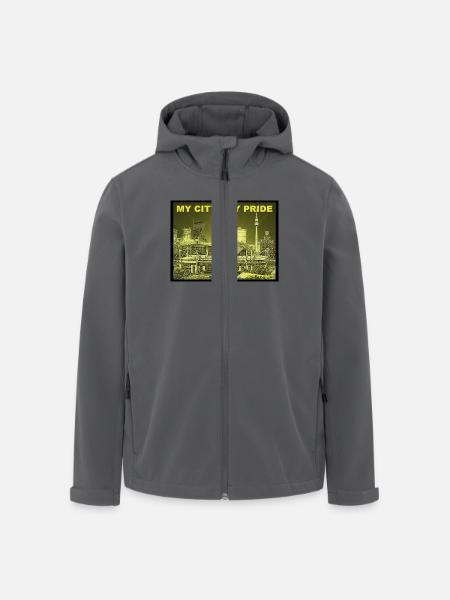 Dortmund-Pride - Recycelte Männer Softshell-Jacke von Stanley/Stella - Schwarz
