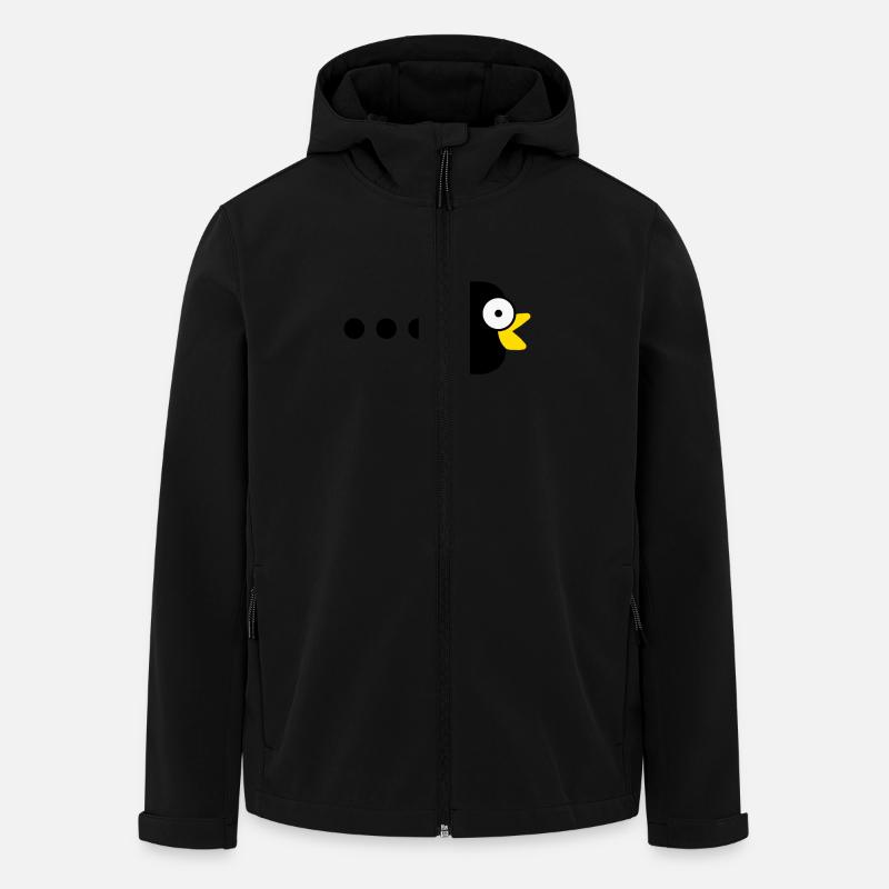 Corbeau anime - Recycelte Männer Softshell-Jacke von Stanley/Stella - Schwarz
