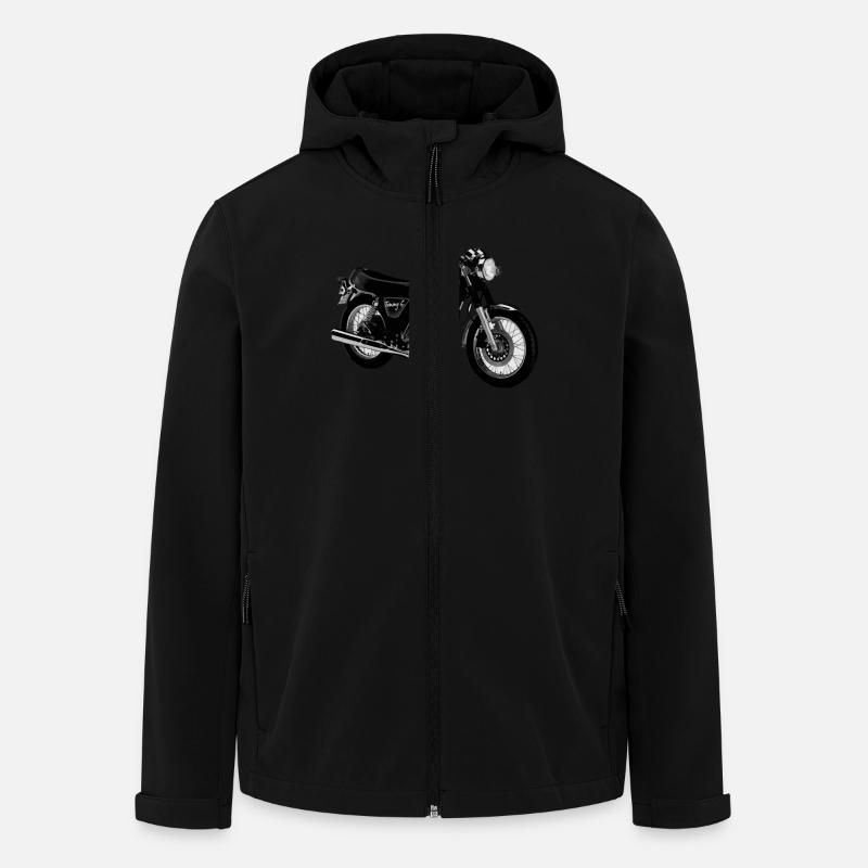 sr500_shirt - Recycelte Männer Softshell-Jacke Discoverer von Stanley/Stella - Schwarz