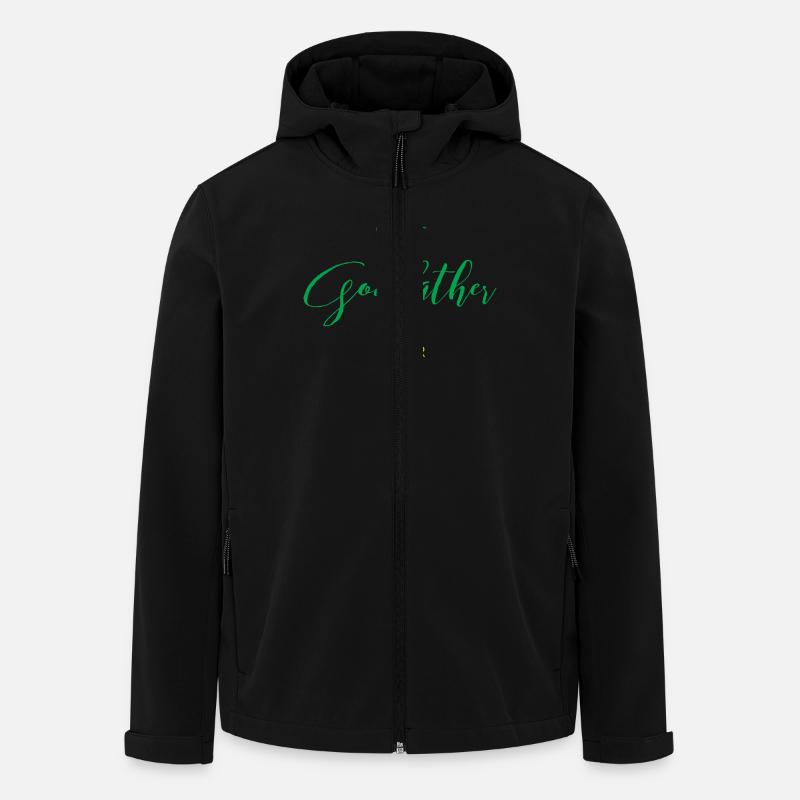LIEBE ZUM PATEN - Recycelte Männer Softshell-Jacke von Stanley/Stella - Schwarz