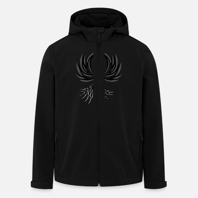 Phoenix - Recycelte Männer Softshell-Jacke von Stanley/Stella - Schwarz