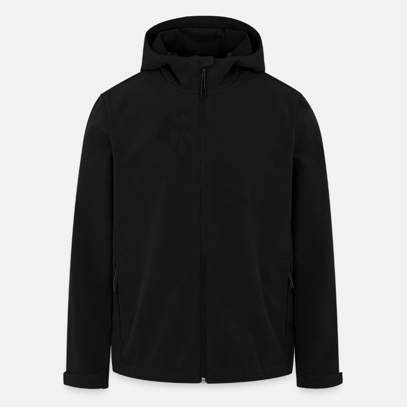 hockey_02 - Recycelte Männer Softshell-Jacke von Stanley/Stella - Schwarz