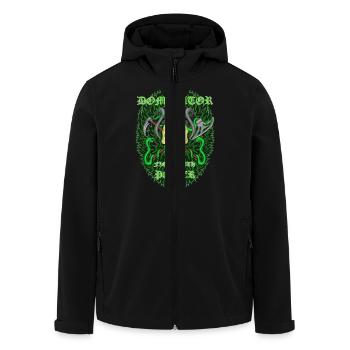 Dominator - Recycelte Männer Softshell-Jacke von Stanley/Stella - Schwarz - Vorne - AI Model Male 185 light (185cm)