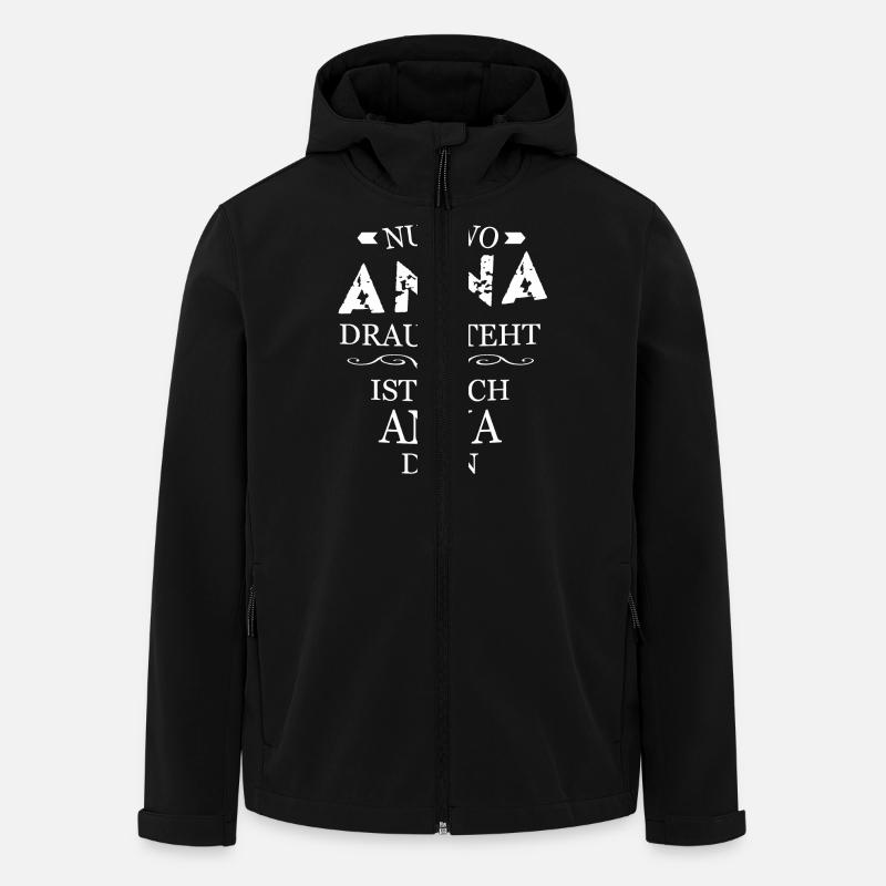 Anna - Recycelte Männer Softshell-Jacke von Stanley/Stella - Schwarz