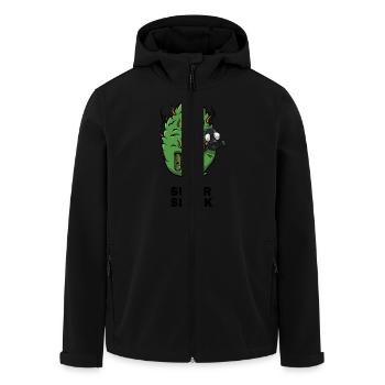 Super Skunk Marijuana Bud - Men’s Recycled Softshell Jacket by Stanley/Stella - black - Front - AI Model Male 185 light (185cm)