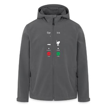 Gymnastics is calling! - Men’s Recycled Softshell Jacket by Stanley/Stella - anthracite - Front - AI Model Male 185 light (185cm)