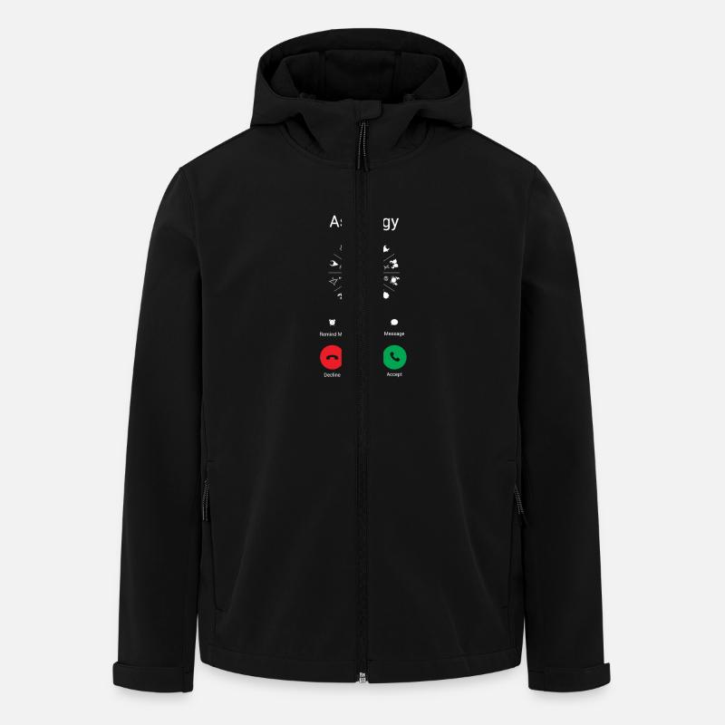 Astrologie ruft! - Recycelte Männer Softshell-Jacke von Stanley/Stella - Schwarz