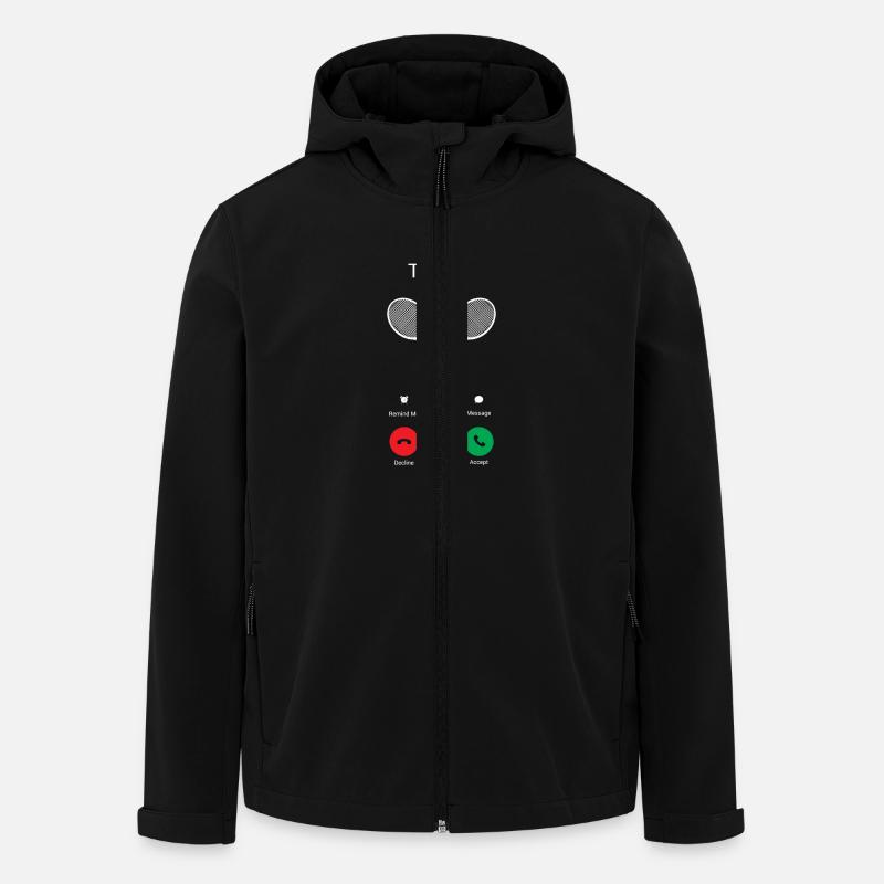 Tennis Gets! - Men’s Recycled Softshell Jacket by Stanley/Stella - black