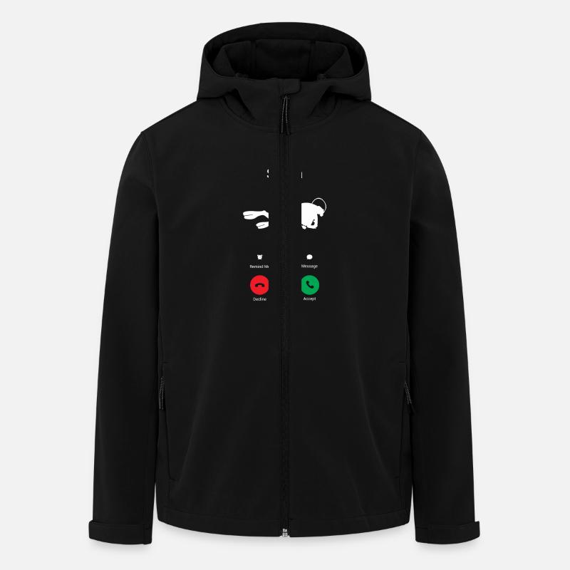 Scuba ruft! - Recycelte Männer Softshell-Jacke von Stanley/Stella - Schwarz
