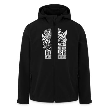 Leben nach dem Tod Roller - Recycelte Männer Softshell-Jacke von Stanley/Stella - Schwarz - Vorne - AI Model Male 185 light (185cm)