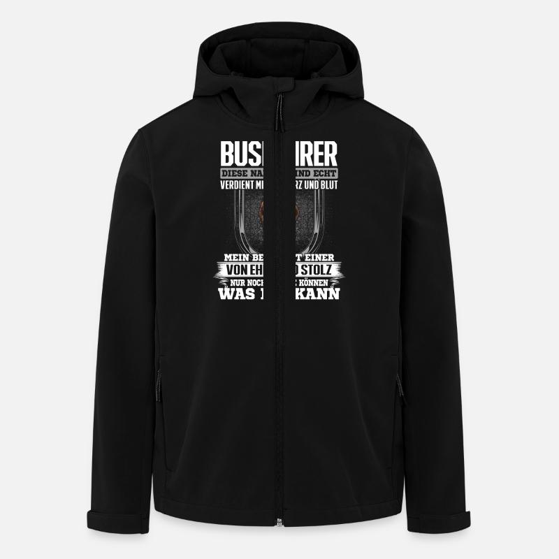 BUSFAHRER - Ehre und Stolz - Recycelte Männer Softshell-Jacke von Stanley/Stella - Schwarz