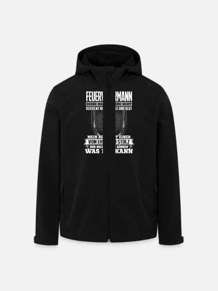 FEUERWEHRMANN - Ehre und Stolz - Recycelte Männer Softshell-Jacke von Stanley/Stella - Schwarz