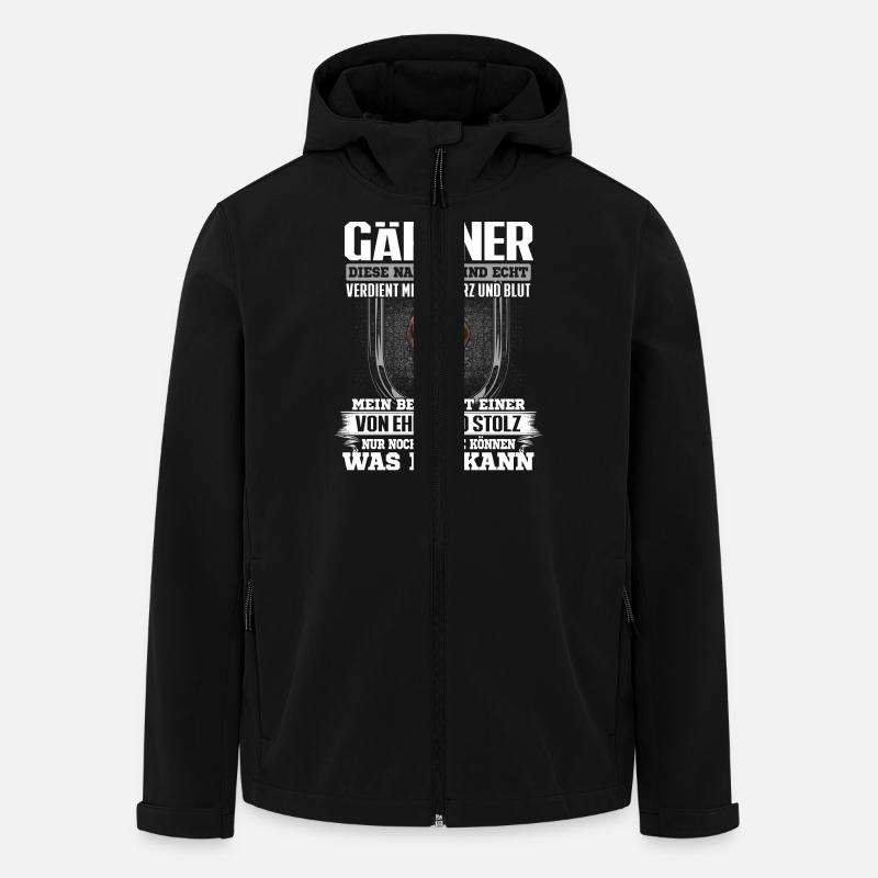 GÄRTNER - Ehre und Stolz - Recycelte Männer Softshell-Jacke von Stanley/Stella - Schwarz
