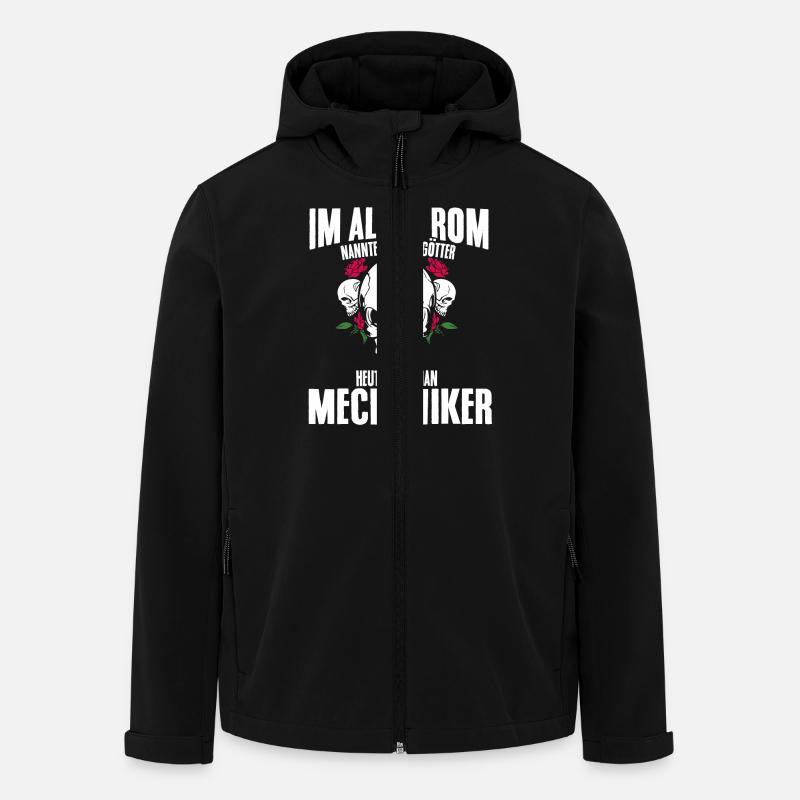 Mechaniker - Recycelte Männer Softshell-Jacke von Stanley/Stella - Schwarz