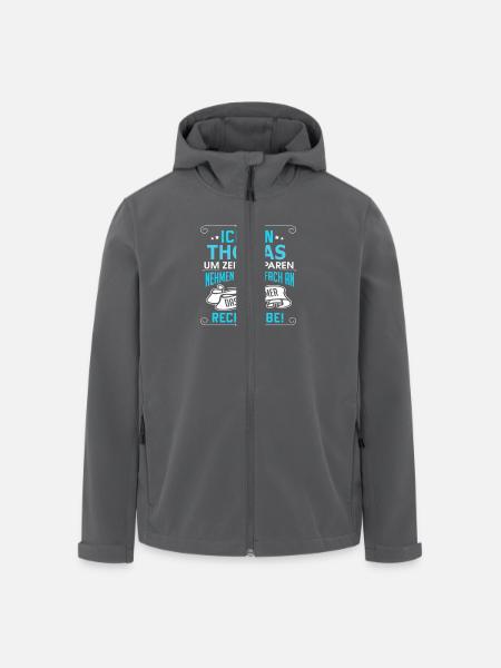THOMAS - Recycelte Männer Softshell-Jacke von Stanley/Stella - Schwarz