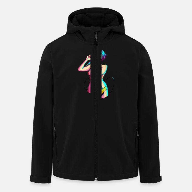 logged in - Recycelte Männer Softshell-Jacke von Stanley/Stella - Schwarz
