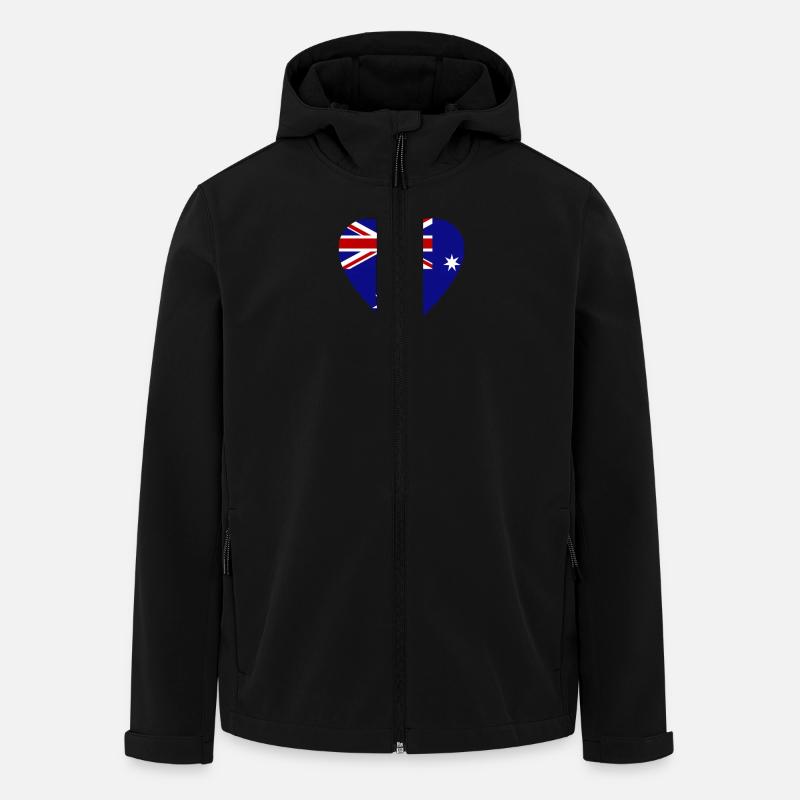 Australia - Veste softshell homme en polyester recyclé Stanley/Stella - noir