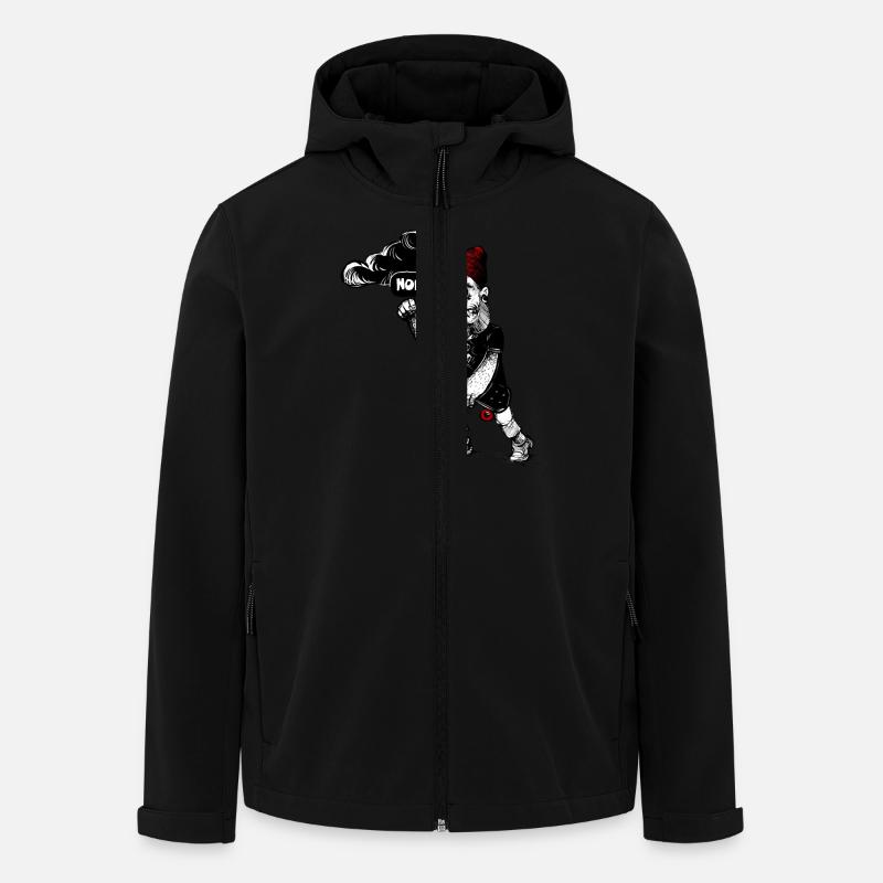 Skater - Recycelte Männer Softshell-Jacke von Stanley/Stella - Schwarz