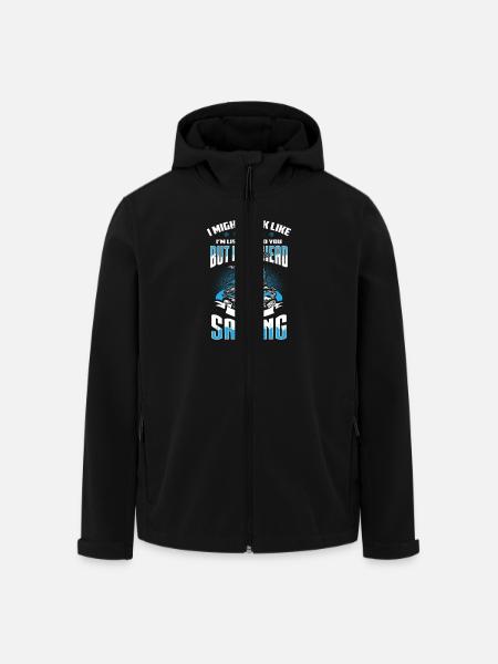 Sailing in my Head - EN - Men’s Recycled Softshell Jacket by Stanley/Stella - black