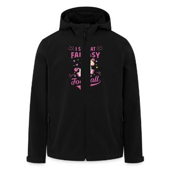 I suck at Fantasy Football - Recycelte Männer Softshell-Jacke von Stanley/Stella - Schwarz - Vorne - AI Model Male 185 light (185cm)