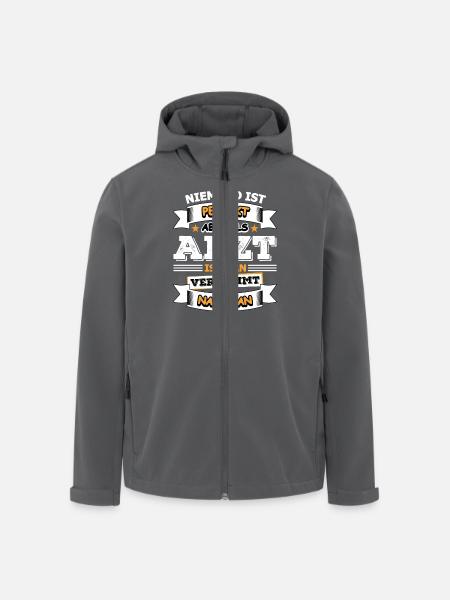 Arzt - Recycelte Männer Softshell-Jacke von Stanley/Stella - Schwarz