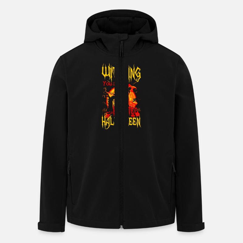 Witching you a hunted Halloween - Recycelte Männer Softshell-Jacke von Stanley/Stella - Schwarz