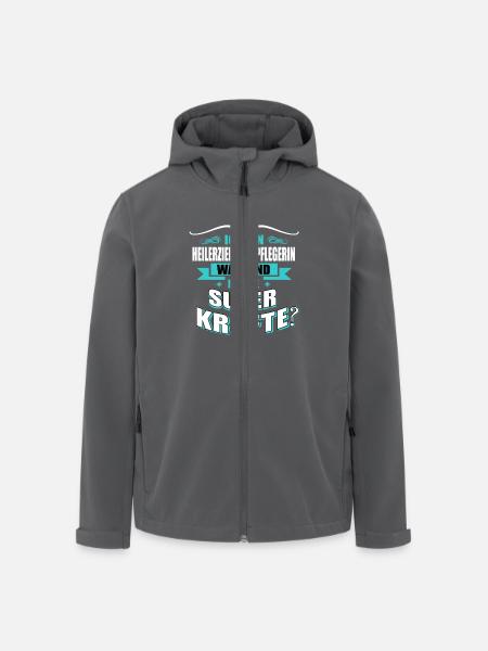 HEILERZIEHUNGSPFLEGERIN - Recycelte Männer Softshell-Jacke von Stanley/Stella - Schwarz