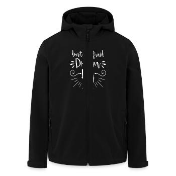 Don't be afraid dream big - motivation gift - Veste softshell homme en polyester recyclé Stanley/Stella - noir - Devant - AI Model Male 185 light (185cm)