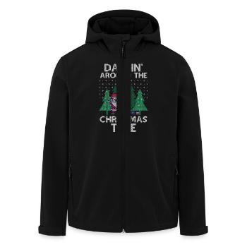 Dabbing Santa Dab Ugly Christmas Sweater - Recycelte Männer Softshell-Jacke von Stanley/Stella - Schwarz - Vorne - AI Model Male 185 light (185cm)