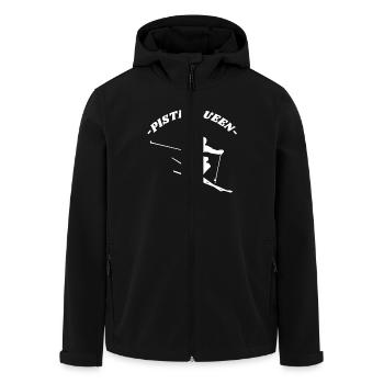 Pistenqueen Skifahren T-Shirt Geschenk - Recycelte Männer Softshell-Jacke von Stanley/Stella - Schwarz - Vorne - AI Model Male 185 light (185cm)