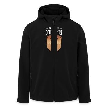 This Is My Otter Shirt - Men’s Recycled Softshell Jacket by Stanley/Stella - black - Front - AI Model Male 185 light (185cm)