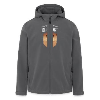 This Is My Otter Shirt - Veste softshell homme en polyester recyclé Stanley/Stella - charbon - Devant - AI Model Male 185 light (185cm)