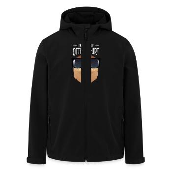 This Is My Otter Shirt - Black Sunglasses - Recycelte Männer Softshell-Jacke von Stanley/Stella - Schwarz - Vorne - AI Model Male 185 light (185cm)