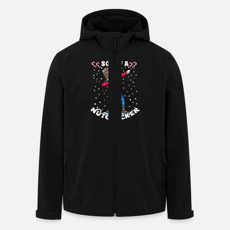 Dabbing Nutcracker Christmas gift DAB - Men’s Recycled Softshell Jacket by Stanley/Stella - black