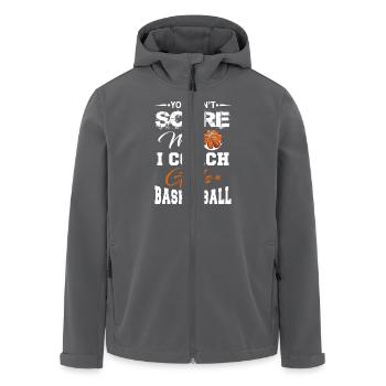 You Don't scare me i coach Girls Basketball - Recycelte Männer Softshell-Jacke von Stanley/Stella - Anthrazit - Vorne - AI Model Male 185 light (185cm)