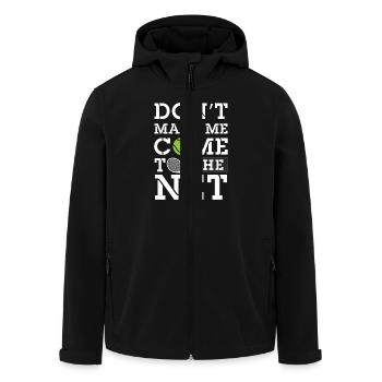 Don't make me come to the net - Tennis - Veste softshell homme en polyester recyclé Stanley/Stella - noir - Devant - AI Model Male 185 light (185cm)