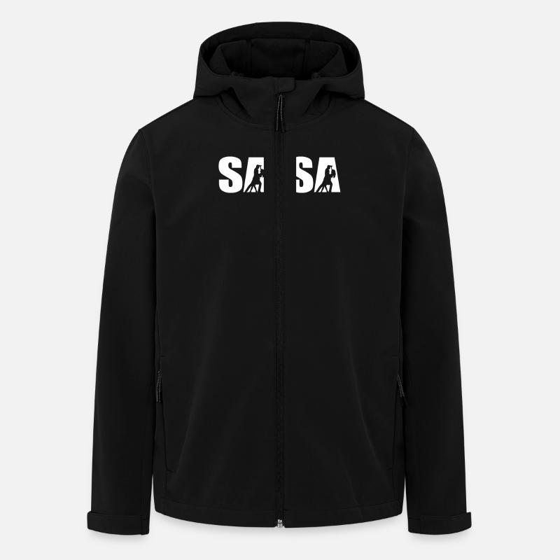 Salsa - Recycelte Männer Softshell-Jacke von Stanley/Stella - Schwarz