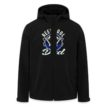 Reel Cool Dad 3 by XLX Design - Recycelte Männer Softshell-Jacke von Stanley/Stella - Schwarz - Vorne - AI Model Male 185 light (185cm)