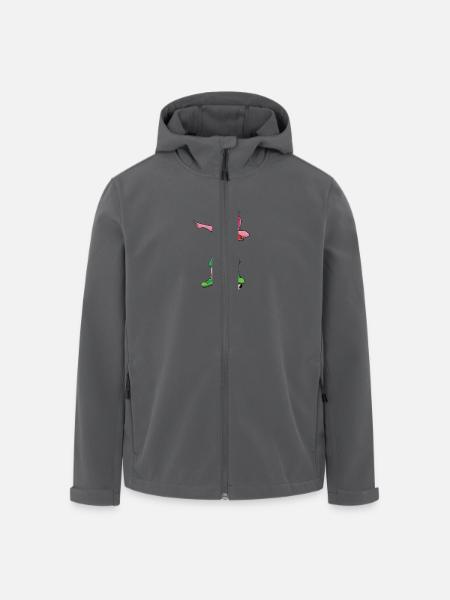Garçon de football | ado cool | Cadeau drôle - Veste softshell homme en polyester recyclé Stanley/Stella - noir
