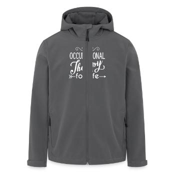 Occupational Therapy for Life - Veste softshell homme en polyester recyclé Stanley/Stella - charbon - Devant - AI Model Male 185 light (185cm)