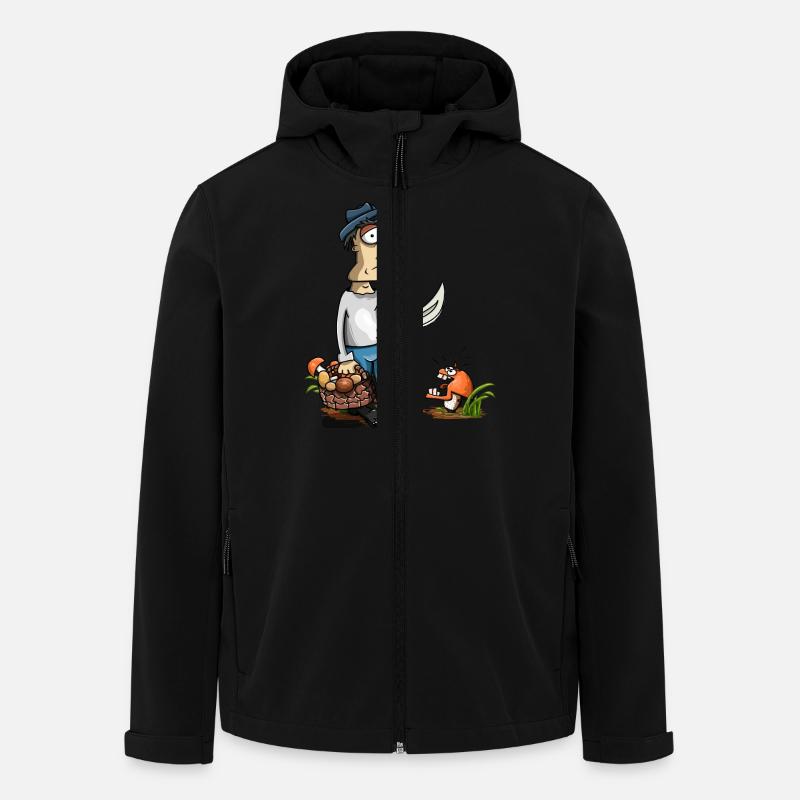 mushroom pickers - Men’s Recycled Softshell Jacket by Stanley/Stella - black