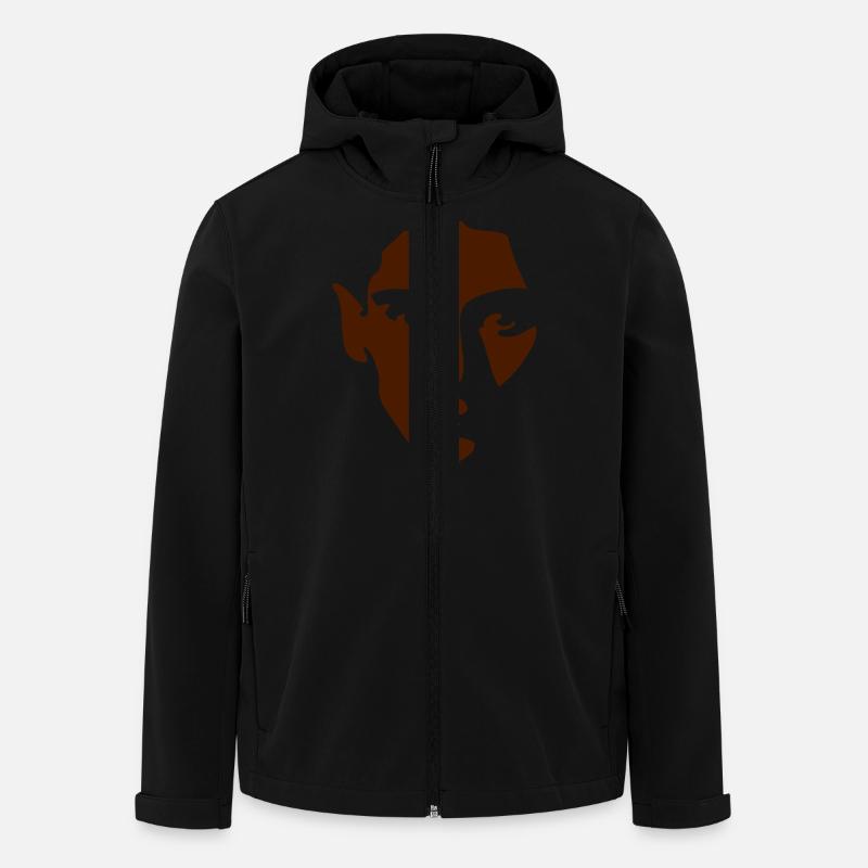 Kafka - Recycelte Männer Softshell-Jacke von Stanley/Stella - Schwarz