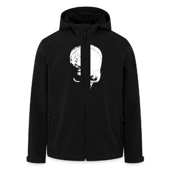 skull - Recycelte Männer Softshell-Jacke von Stanley/Stella - Schwarz - Vorne - AI Model Male 185 light (185cm)