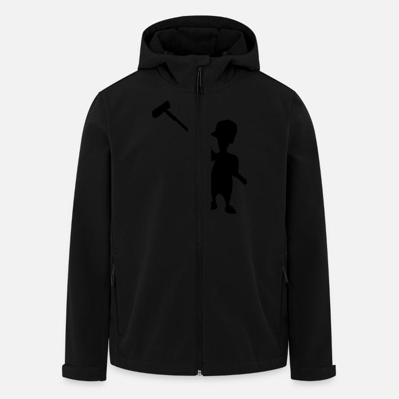 maler - malermeister - Recycelte Männer Softshell-Jacke von Stanley/Stella - Schwarz
