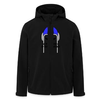 Citation Casquette Water Polo | Water-polo disant cadeau - Veste softshell homme en polyester recyclé Stanley/Stella - noir - Devant - AI Model Male 185 light (185cm)