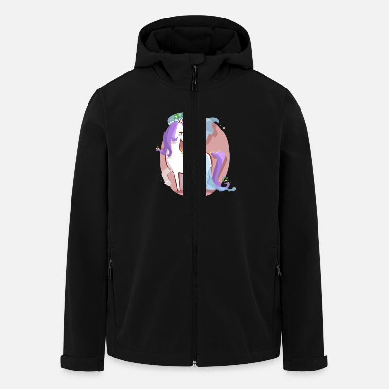 Unicorn bride - Men’s Recycled Softshell Jacket by Stanley/Stella - black