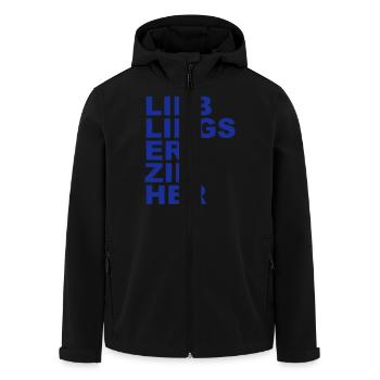 Lieblingserzieher - Recycelte Männer Softshell-Jacke von Stanley/Stella - Schwarz - Vorne - AI Model Male 185 light (185cm)